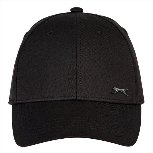 Black - Front - Slazenger Childrens-Kids Casual Baseball Cap