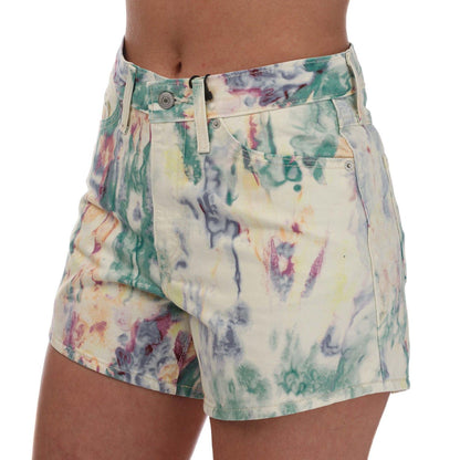 Multicoloured - Front - Levis Womens-Ladies 80´s Mom Shorts
