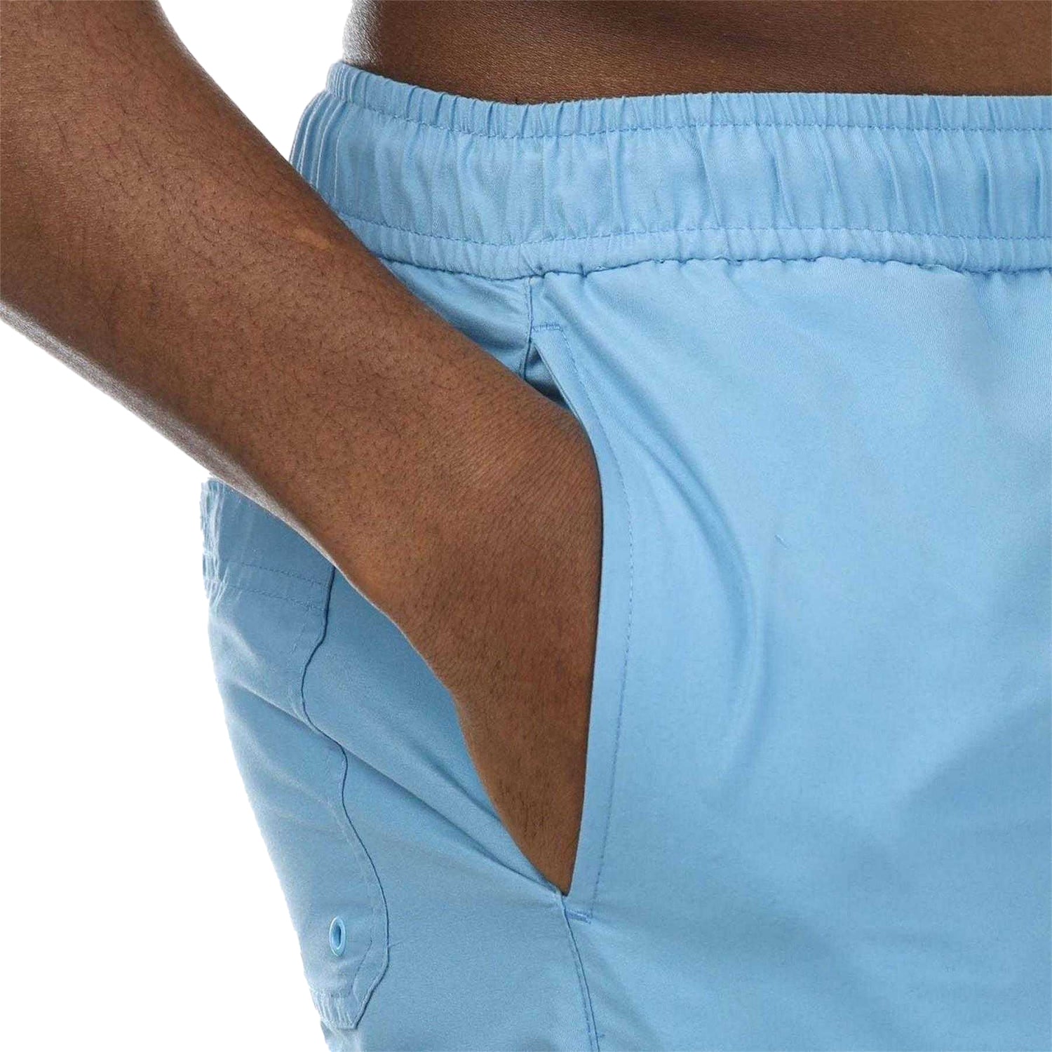Blue - Side - Farah Mens Owen Swim Shorts
