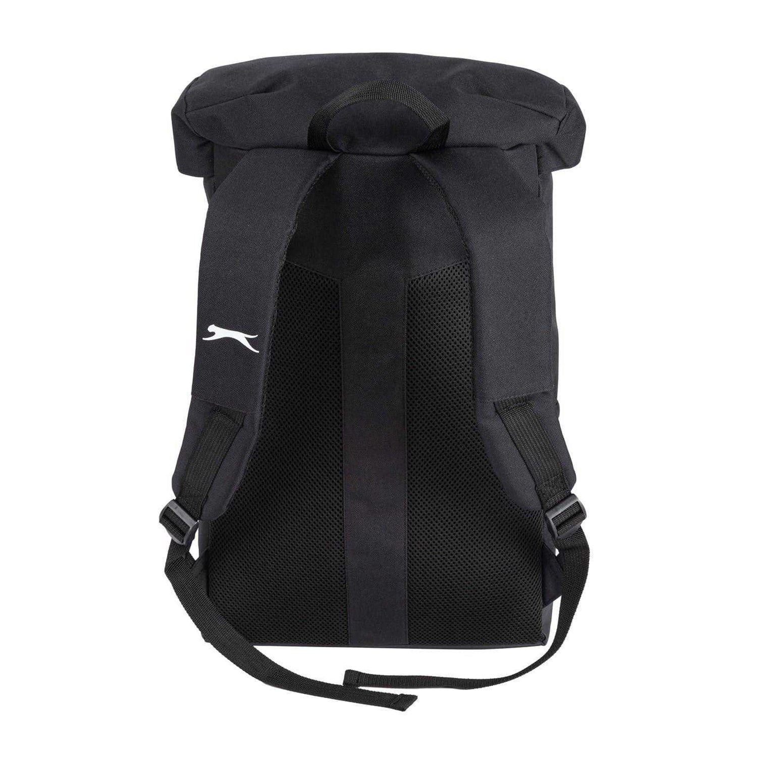Black - Back - Slazenger Polyester Backpack