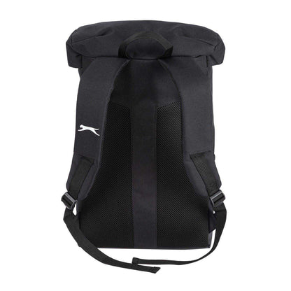 Black - Back - Slazenger Polyester Backpack