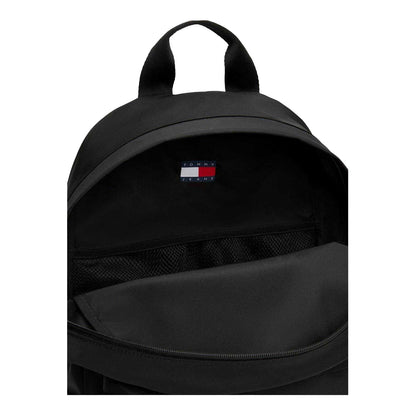 Black - Side - Tommy Jeans Daily Dome Logo Everyday Backpack