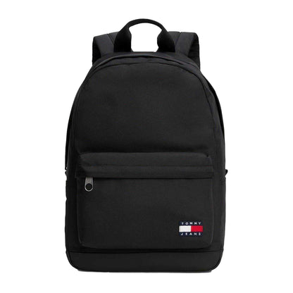 Black - Front - Tommy Jeans Daily Dome Logo Everyday Backpack