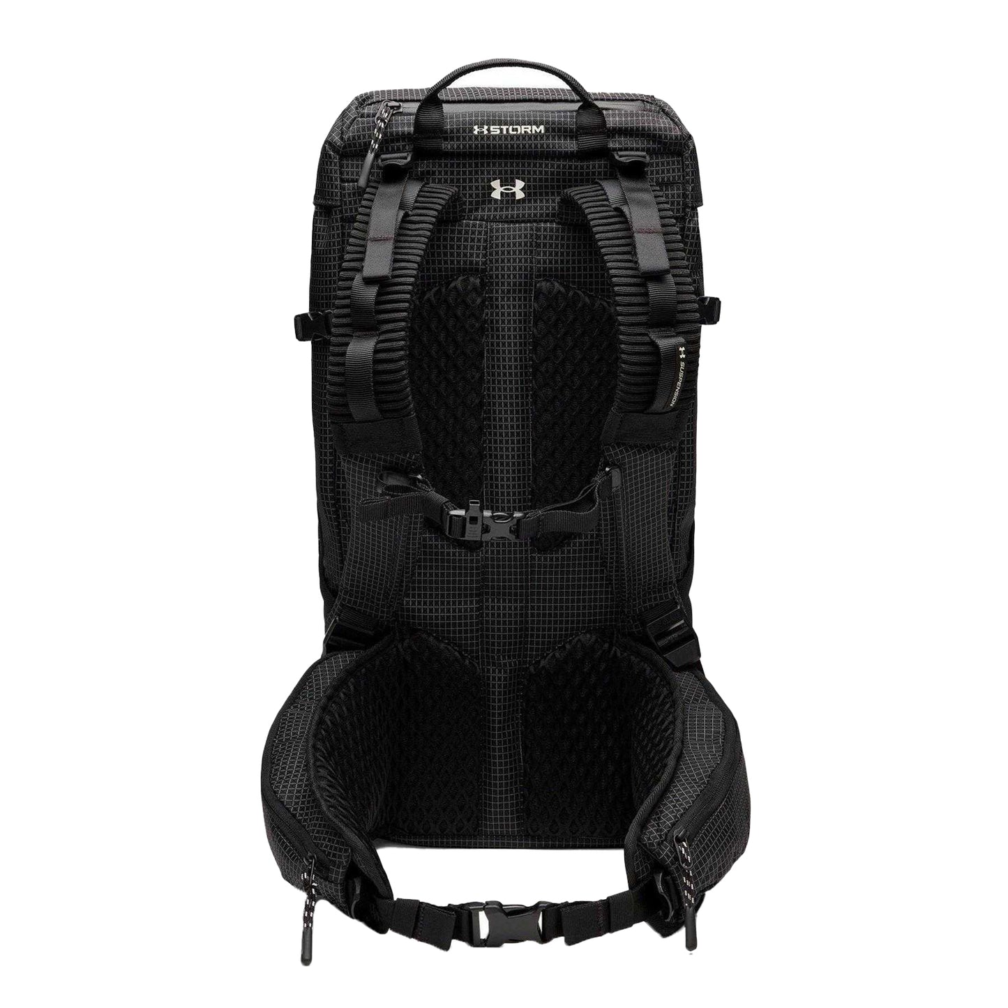 Black-White - Back - Under Armour Explor Grid Hiking Backpack