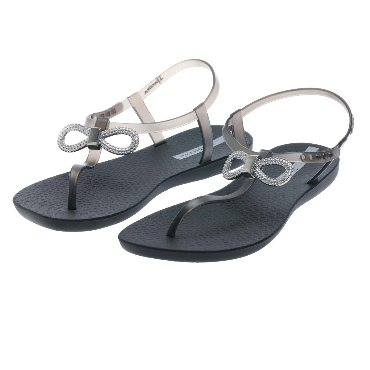 Black - Pack Shot - Ipanema Womens-Ladies Belle Bow Sandals
