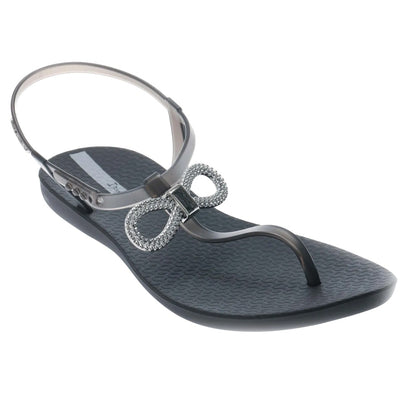 Black - Front - Ipanema Womens-Ladies Belle Bow Sandals