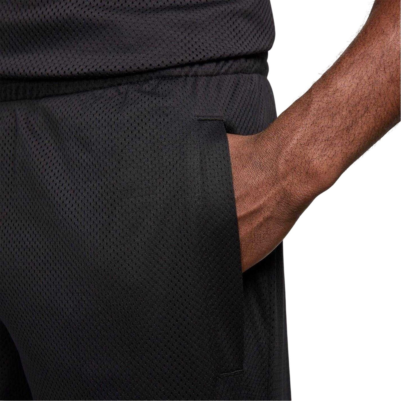 Black - Side - Nike Mens Air-Mesh Shorts