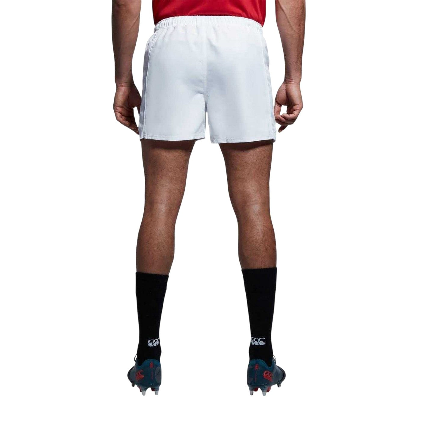 White - Back - Canterbury Mens Advantage Rugby Shorts