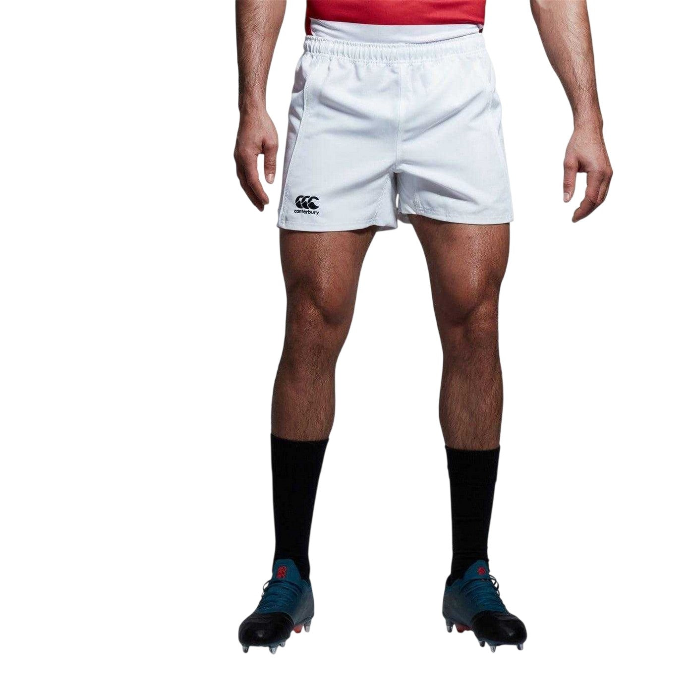 White - Lifestyle - Canterbury Mens Advantage Rugby Shorts