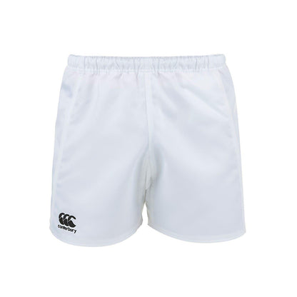 White - Front - Canterbury Mens Advantage Rugby Shorts