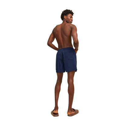 Navy Blazer - Back - Jack And Jones Mens Quick Dry Swim Shorts