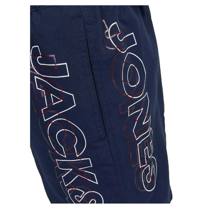 Navy Blazer - Side - Jack And Jones Mens Quick Dry Swim Shorts