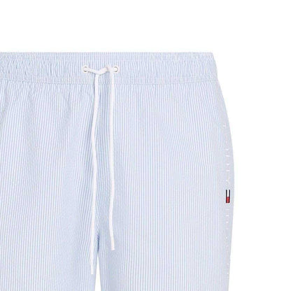 White-Blue - Back - Tommy Hilfiger Mens Swim Shorts