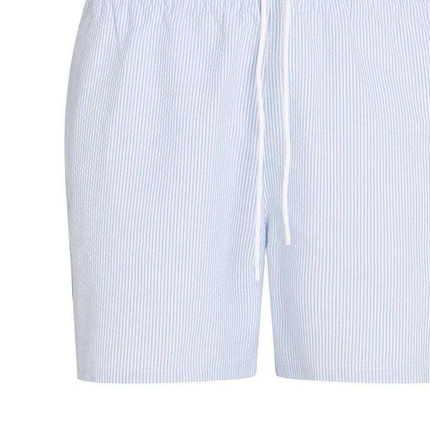 White-Blue - Side - Tommy Hilfiger Mens Swim Shorts