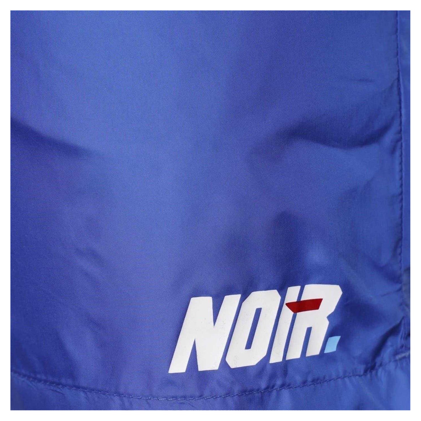 Cobalt - Back - Societe Noir Mens Lettering Relaxed Fit Swim Shorts