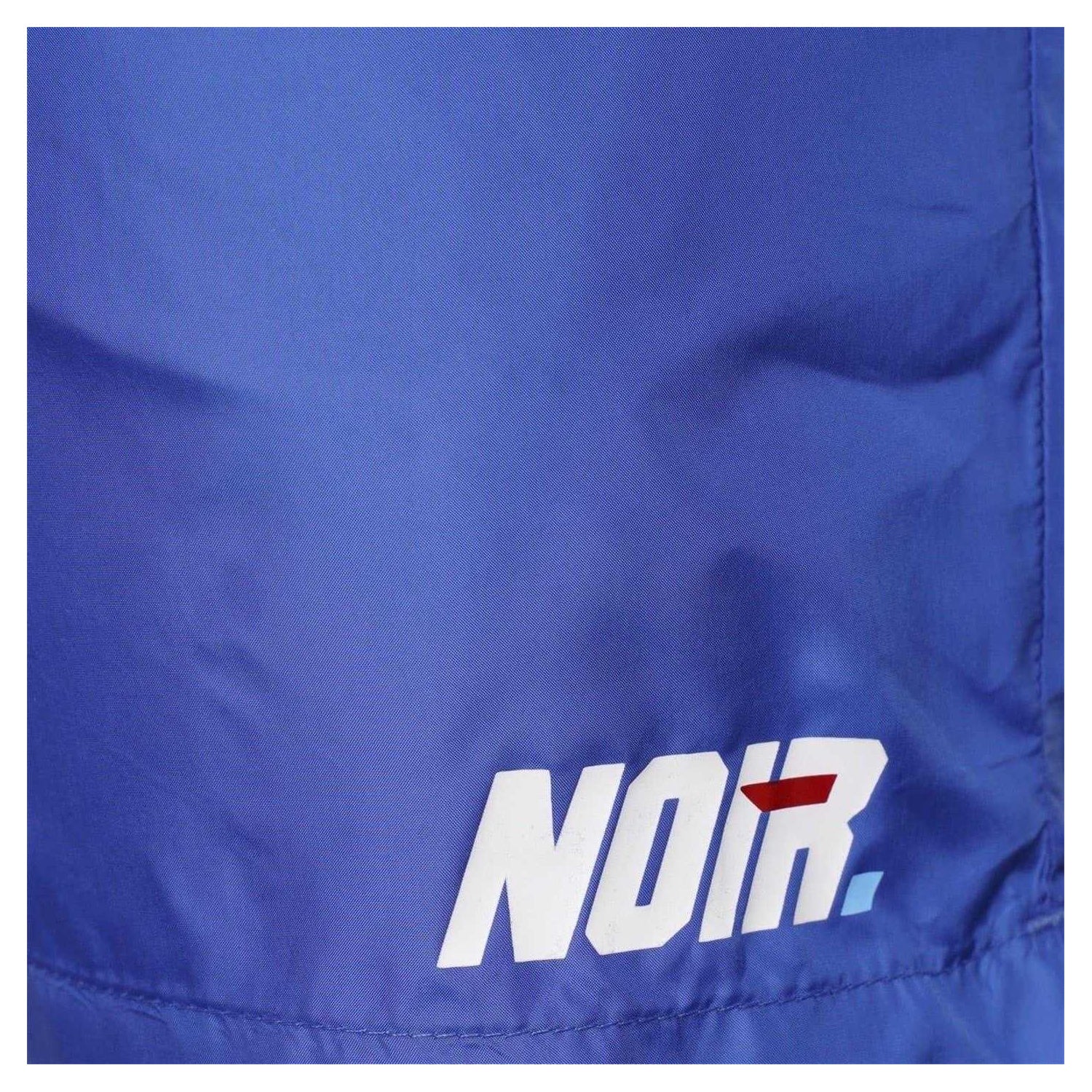 Cobalt - Back - Societe Noir Mens Lettering Relaxed Fit Swim Shorts