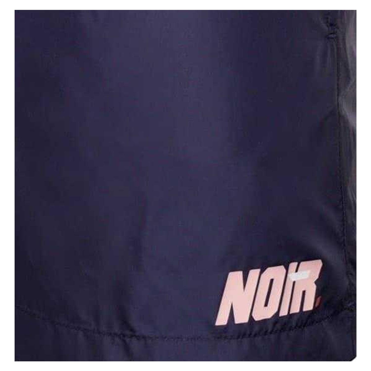 Blue - Back - Societe Noir Mens Lettering Relaxed Fit Swim Shorts