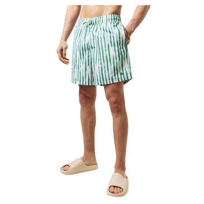 Jade Green - Lifestyle - Jack Wills Mens Vertical Stripe Regular Swim Shorts
