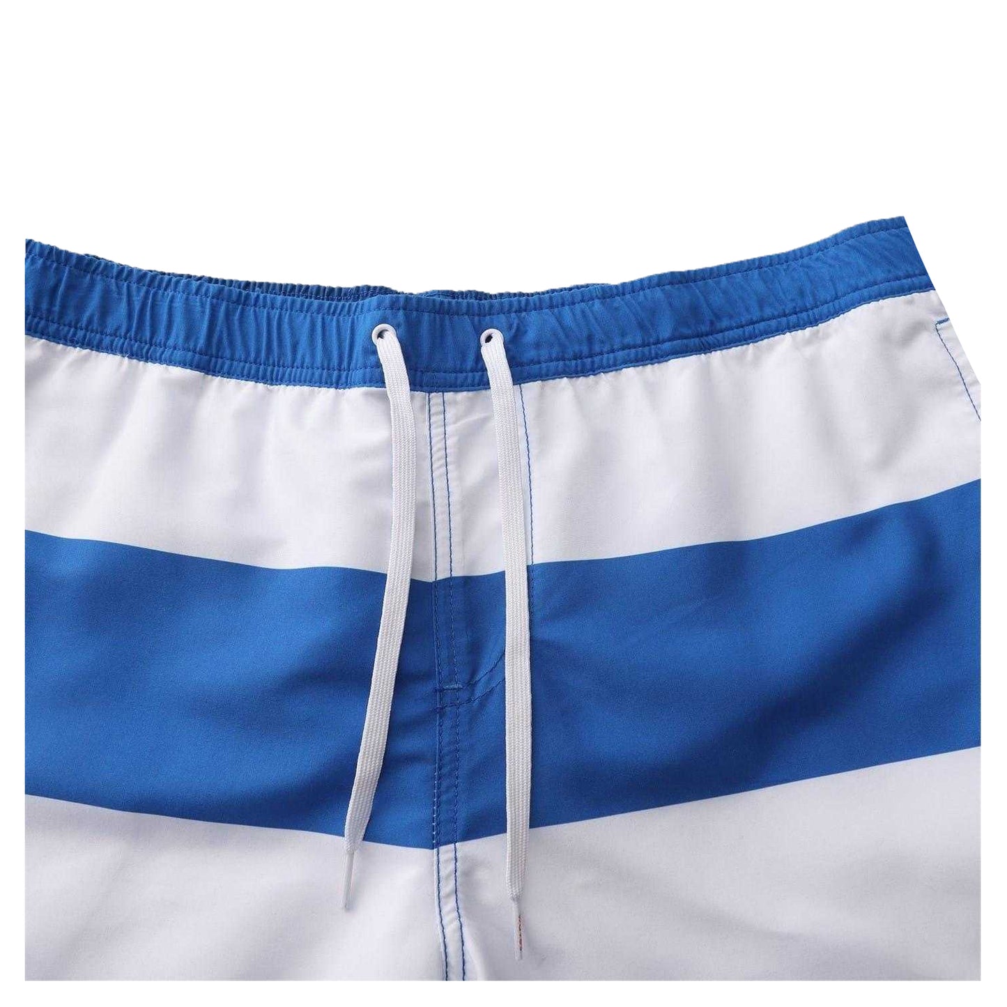 Blue-White - Lifestyle - SoulCal Mens Striped Regular Swim Shorts