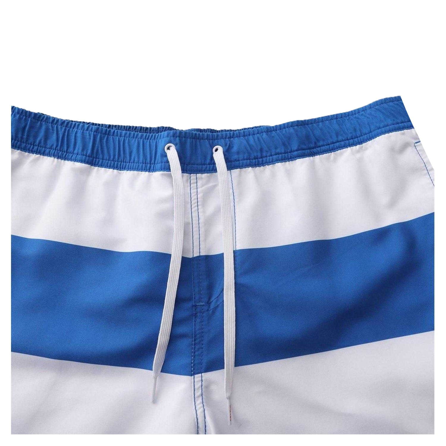 Blue-White - Lifestyle - SoulCal Mens Striped Regular Swim Shorts