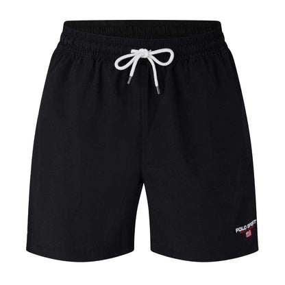 Black - Front - Ralph Lauren Mens Polo Swim Shorts