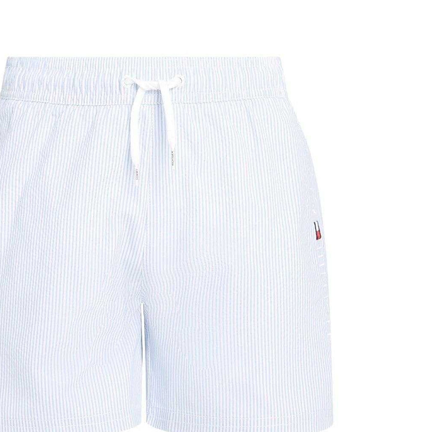 White-Blue - Back - Tommy Hilfiger Boys Regular Swim Shorts