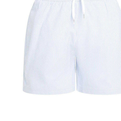 White-Blue - Side - Tommy Hilfiger Boys Regular Swim Shorts