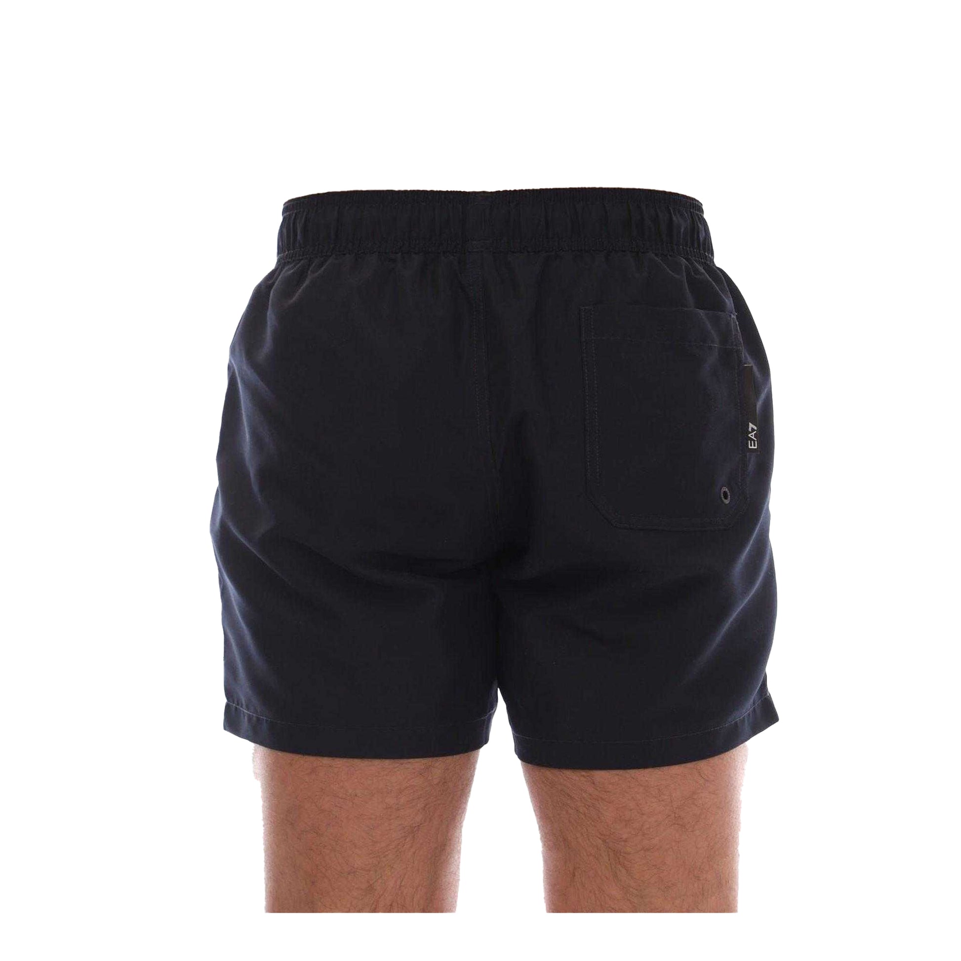 Navy - Back - Emporio Armani EA7 Mens Polyester Swim Shorts