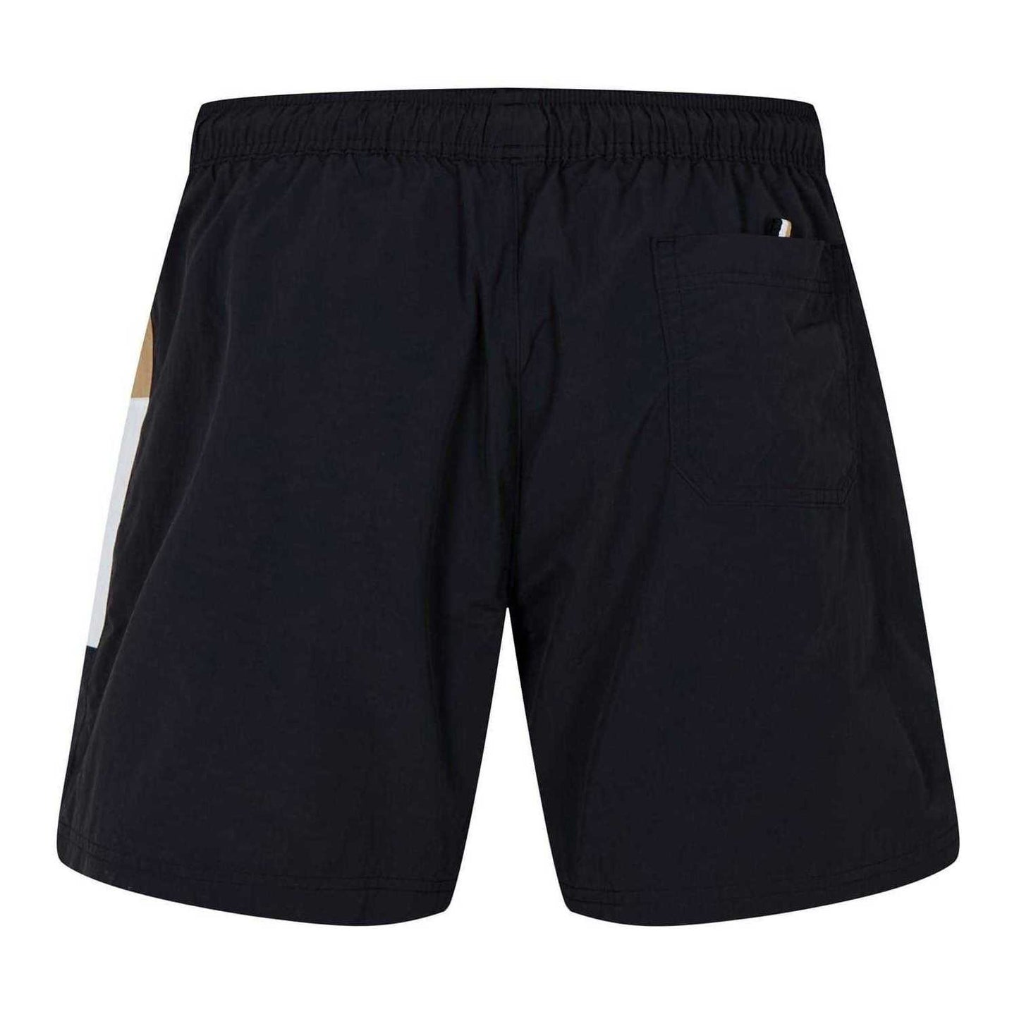 Black - Back - Boss Mens Regular Swim Shorts