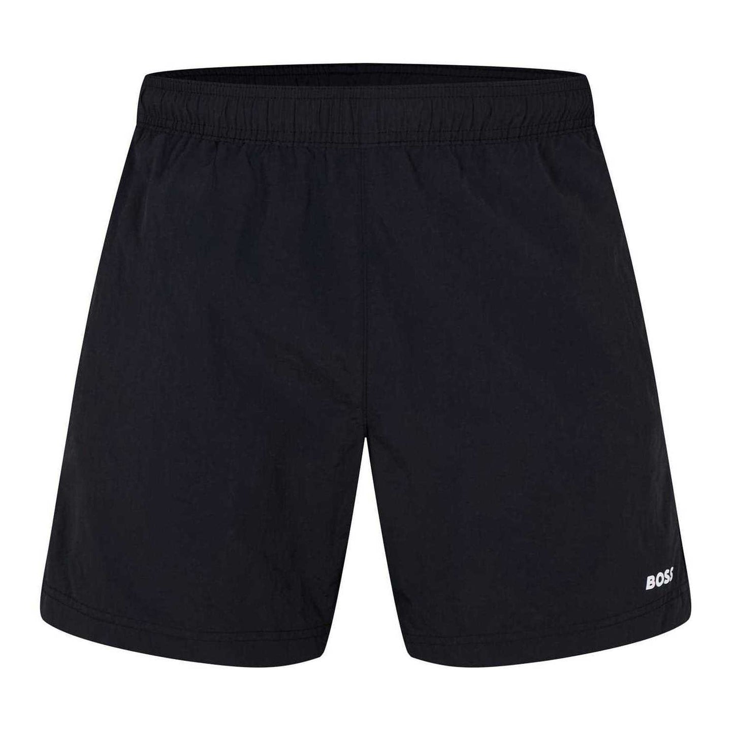 Black - Front - Boss Mens Regular Swim Shorts