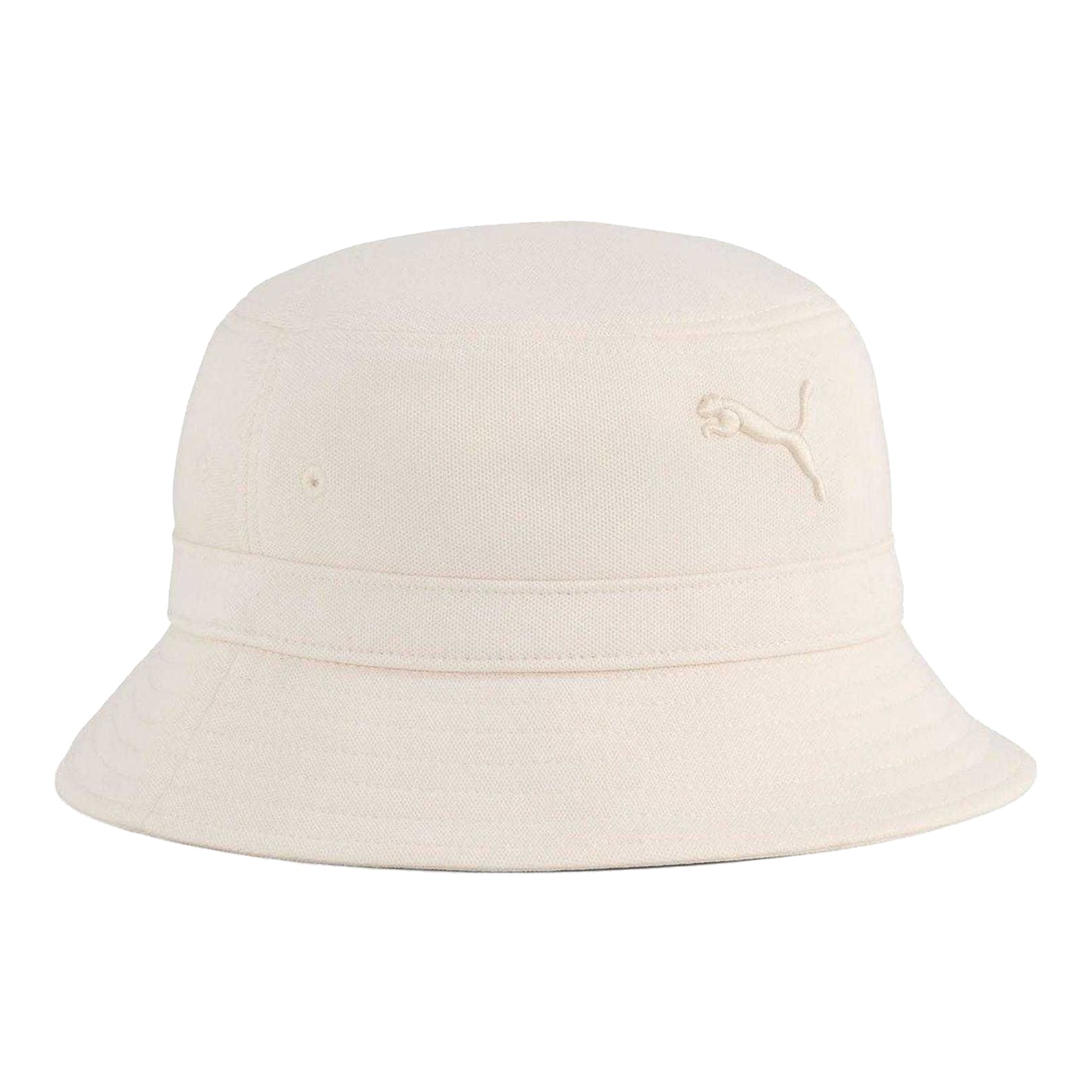 White - Front - Puma Essential Logo Bucket Hat