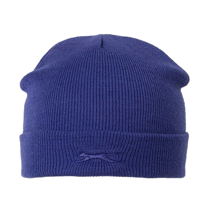 Royal Blue - Front - Slazenger Childrens-Kids Embroidered Logo Acrylic Winter Beanie