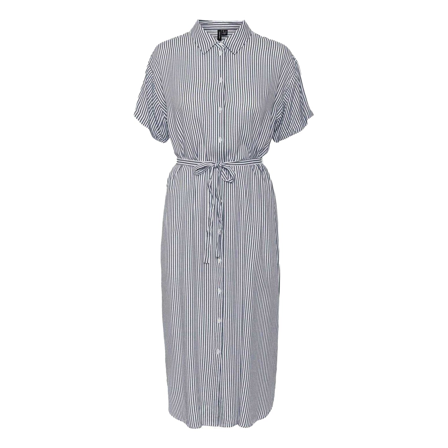 Snow White - Front - Vero Moda Womens-Ladies Midi Shirt Dress