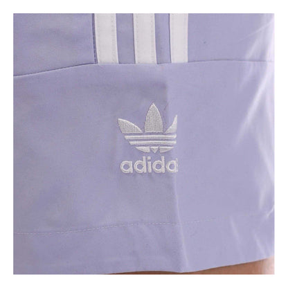 Purple - Side - Adidas Mens 3 Stripes Swim Shorts