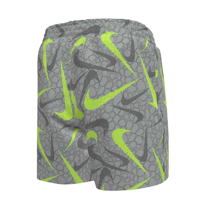 Wolf Grey - Back - Nike Boys Patterned Swimming Swim Shorts