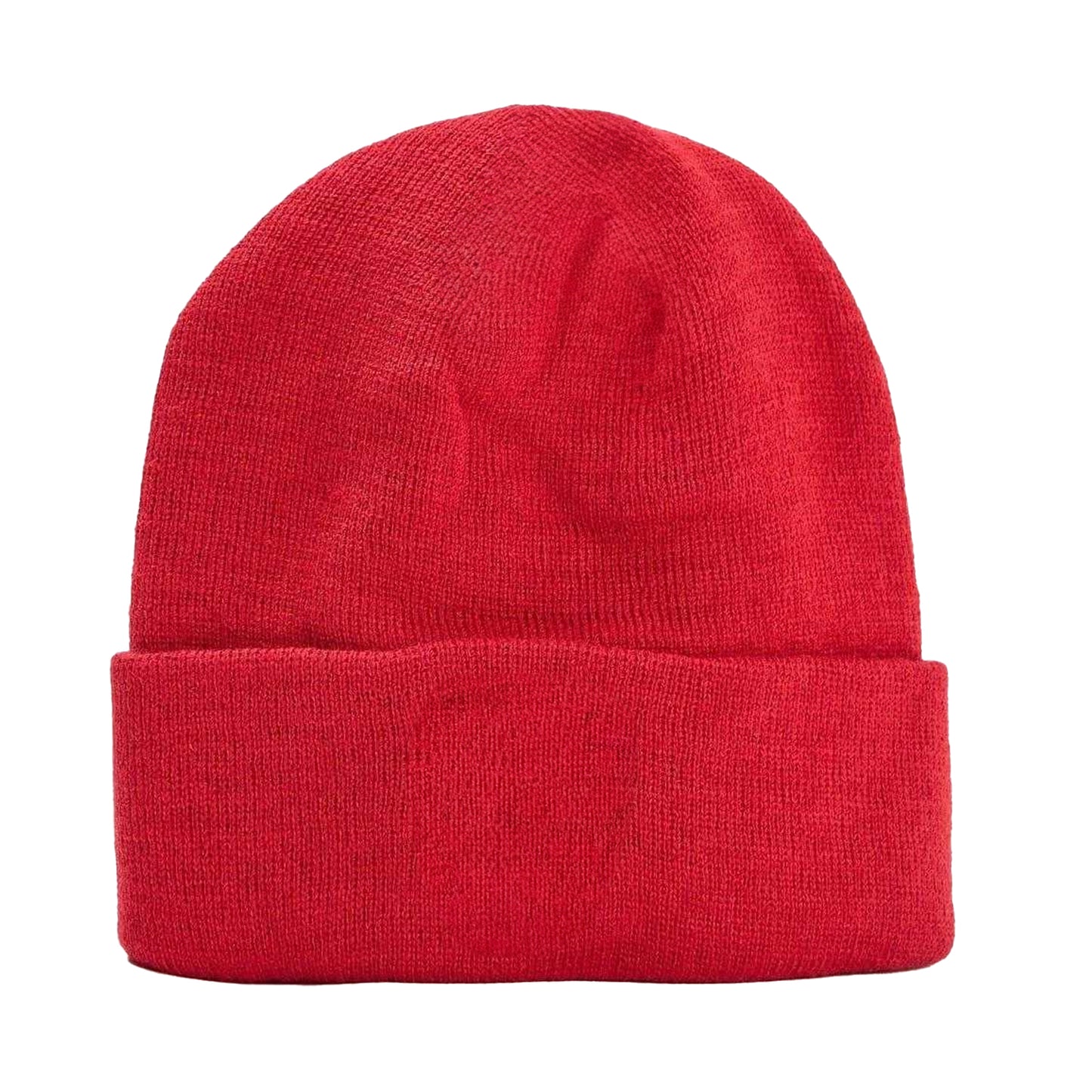 Claret Red-White - Back - Arsenal Unisex Adult Crest Knitted Beanie