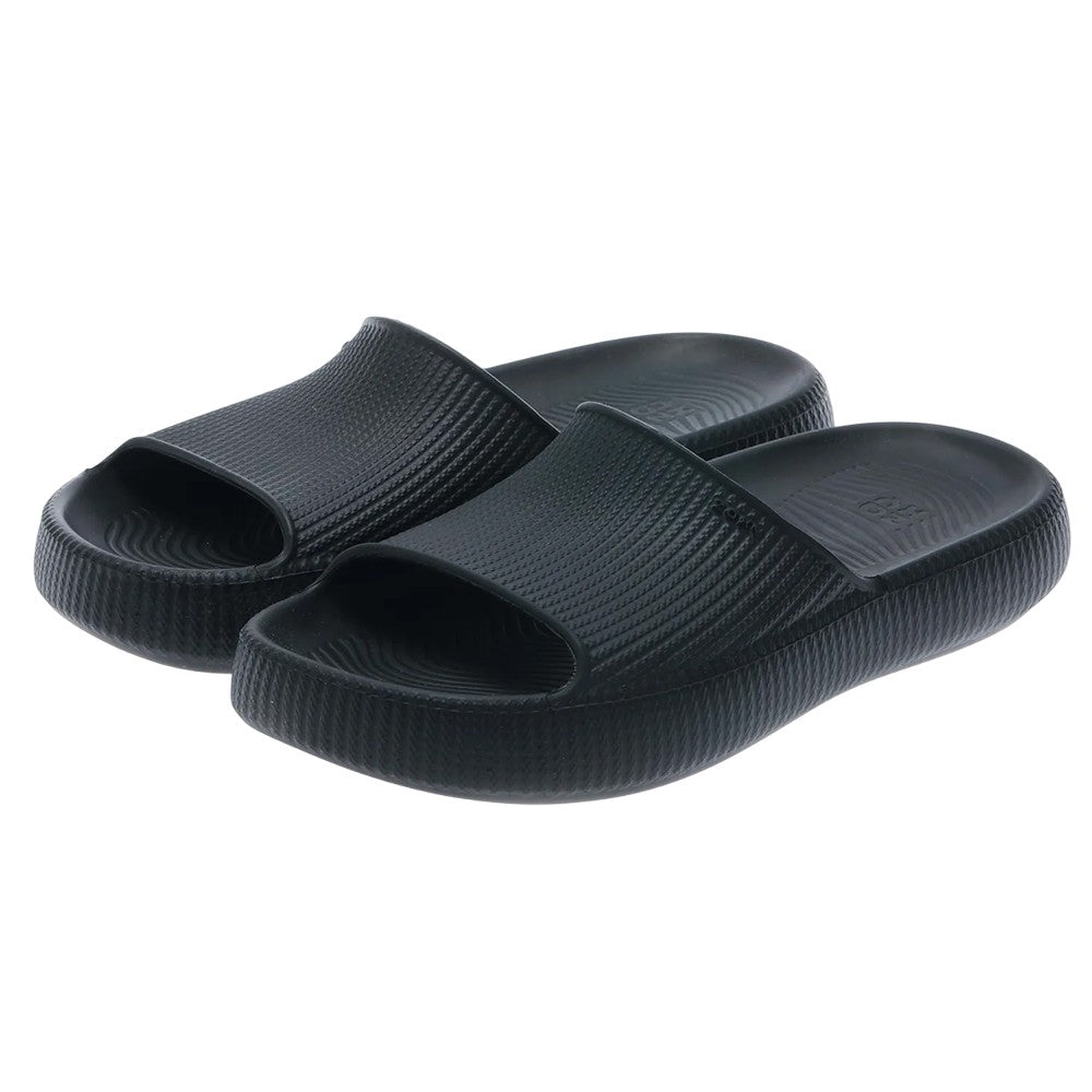 Black - Pack Shot - Zaxy Womens-Ladies Leveza Sliders