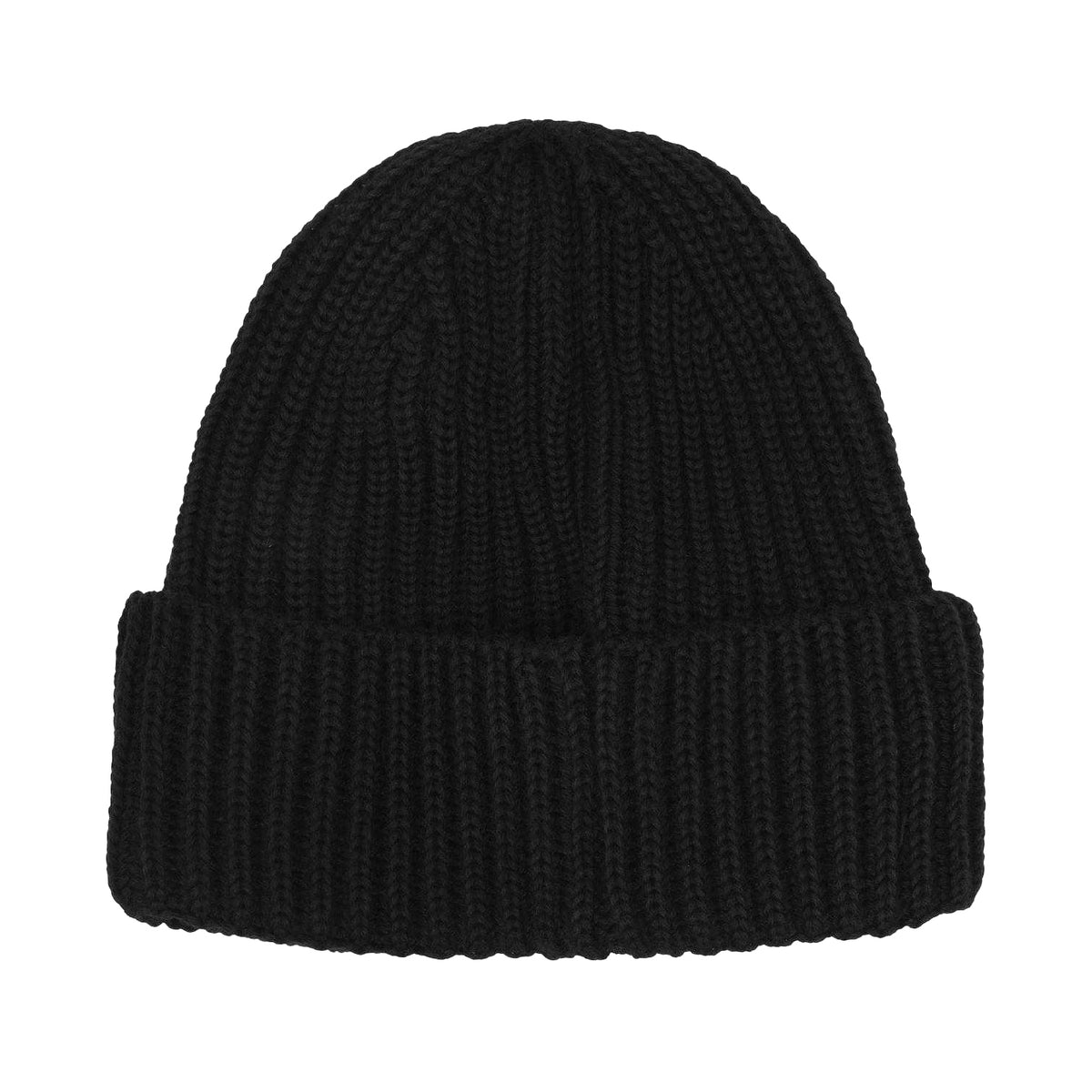 Black - Back - C.P. Company Boys Goggles Ribbed Winter Beanie