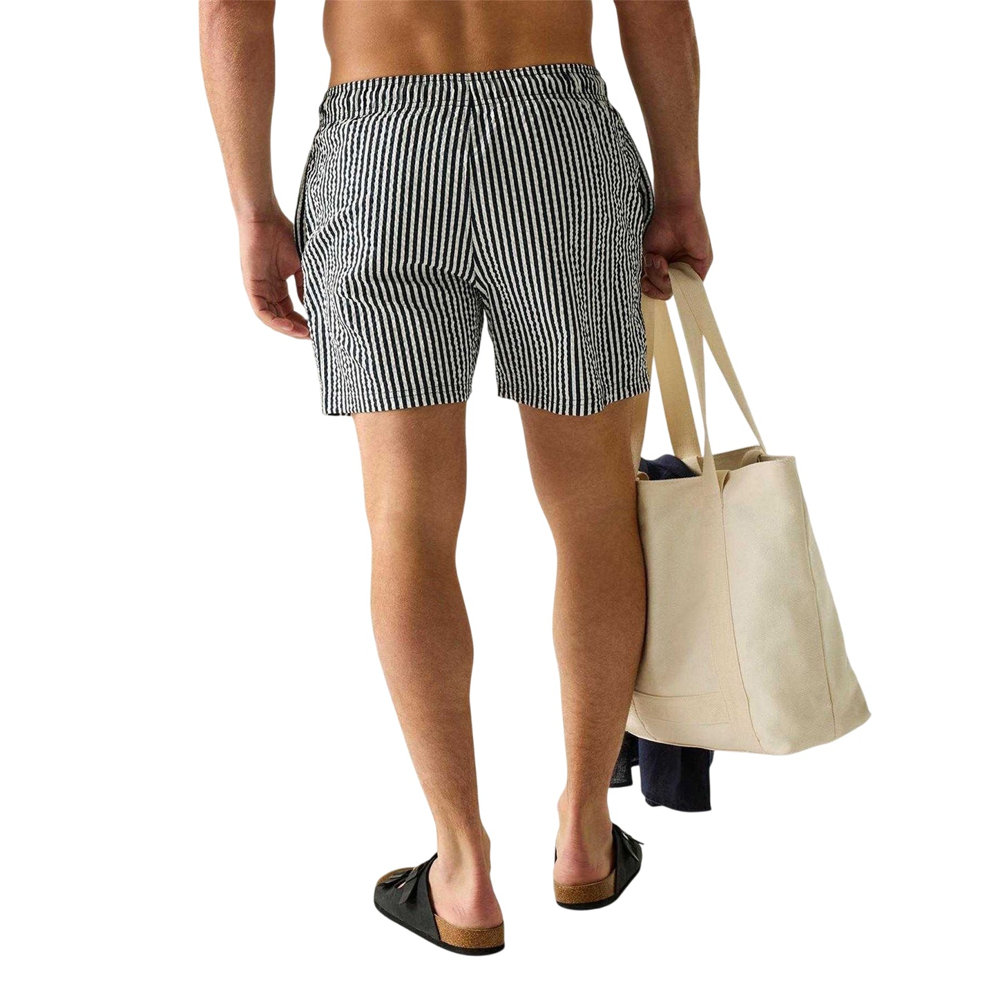 Navy - Back - Regatta Mens Great Outdoors Swim Shorts