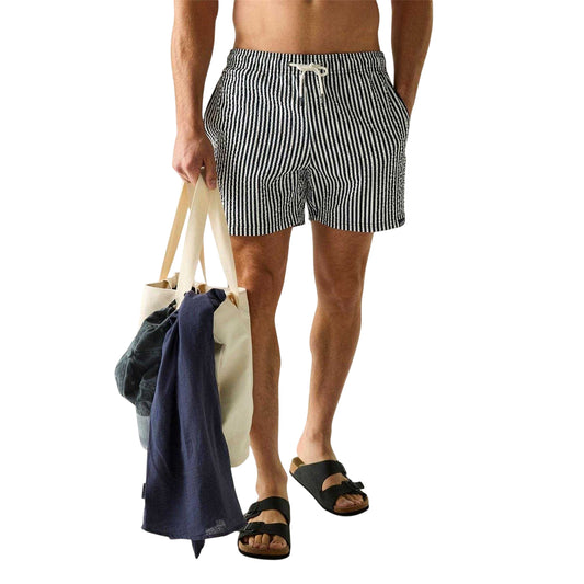 Navy - Front - Regatta Mens Great Outdoors Swim Shorts