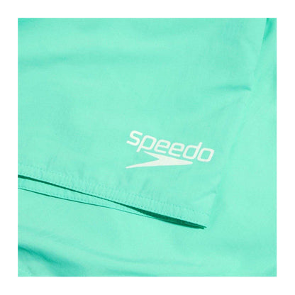 Green - Side - Speedo Mens Essential Logo Swimming Swim Shorts
