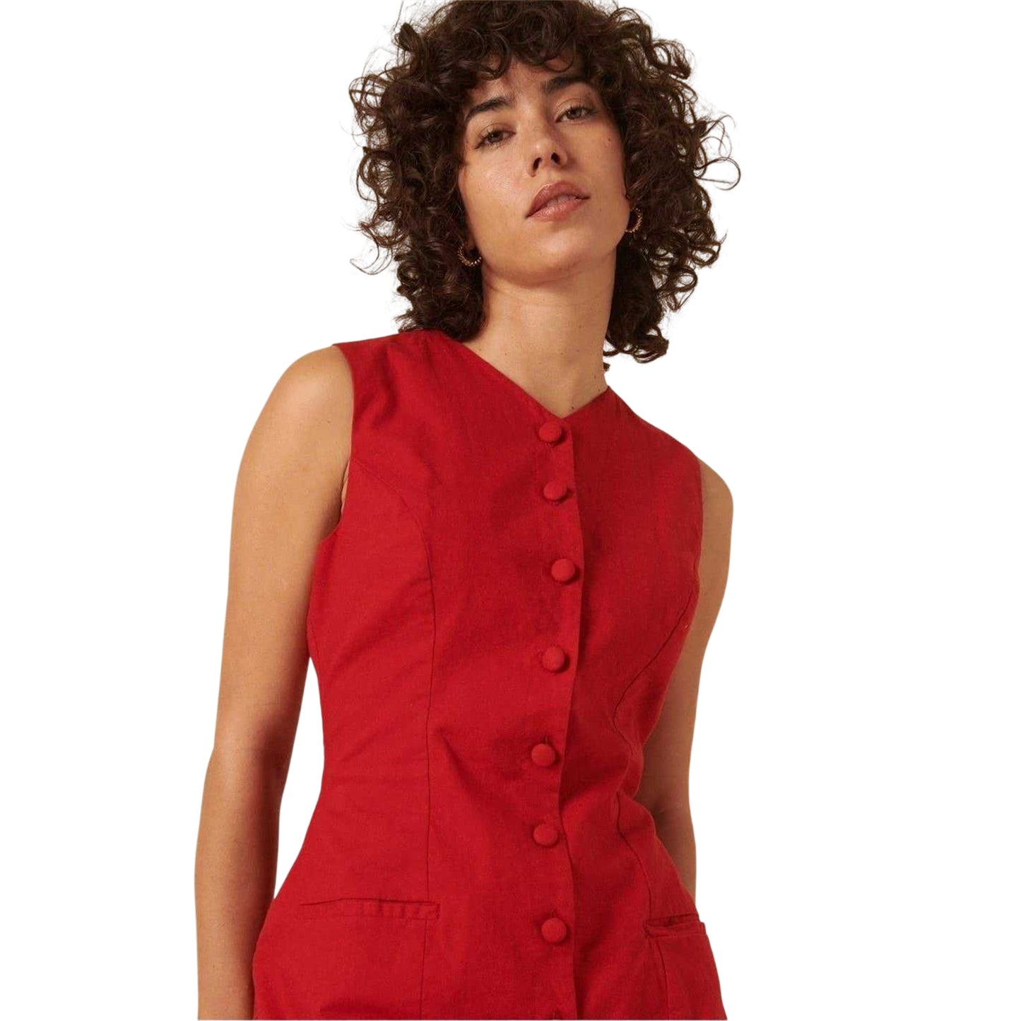 Red - Side - Nobody´s Child Womens-Ladies Sleeveless Mini Dress