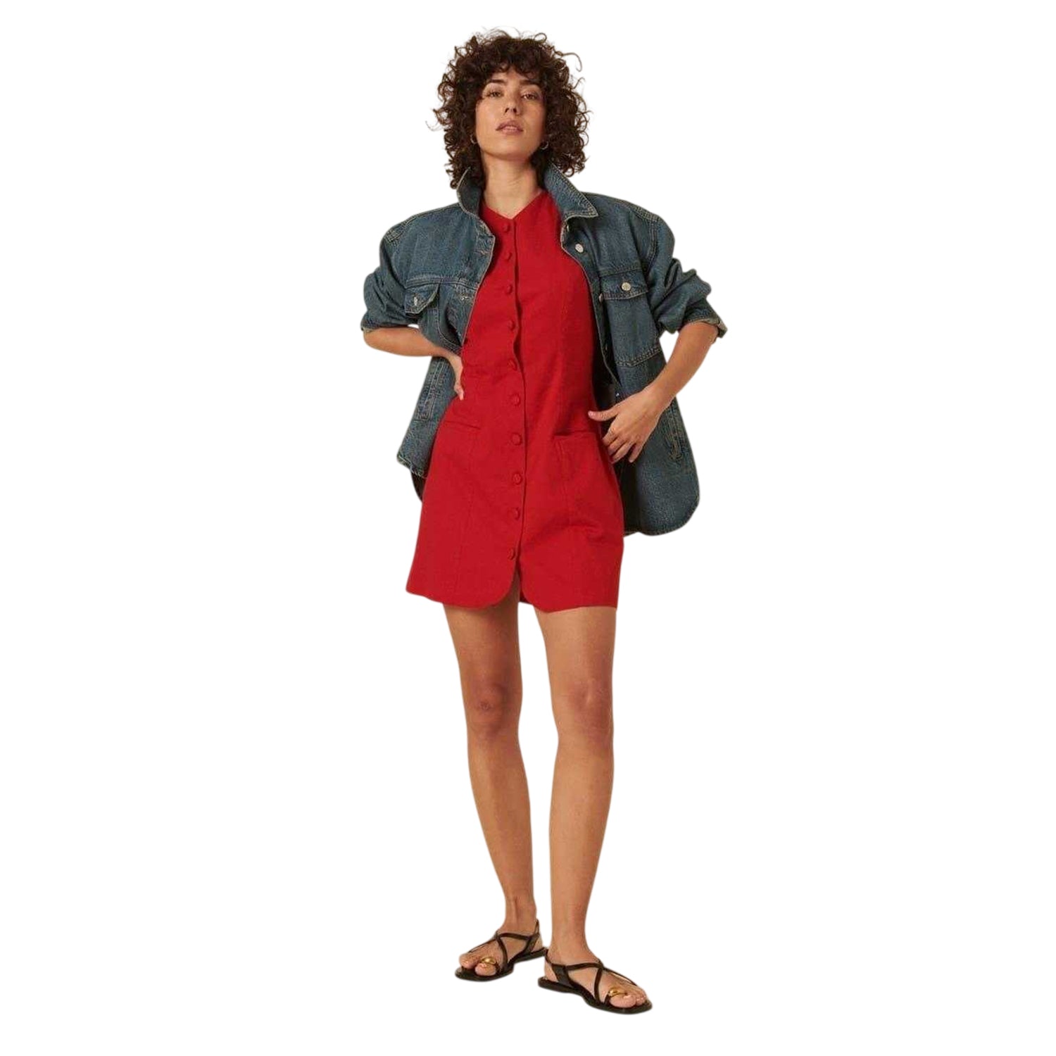 Red - Lifestyle - Nobody´s Child Womens-Ladies Sleeveless Mini Dress
