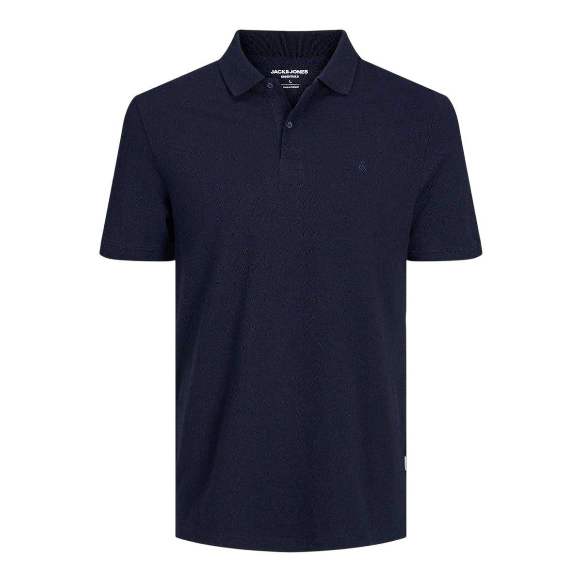 Navy Blazer - Front - Jack And Jones Mens Basic Polo Shirt