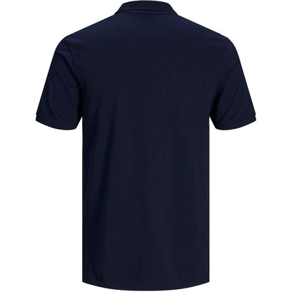 Navy Blazer - Back - Jack And Jones Mens Basic Polo Shirt