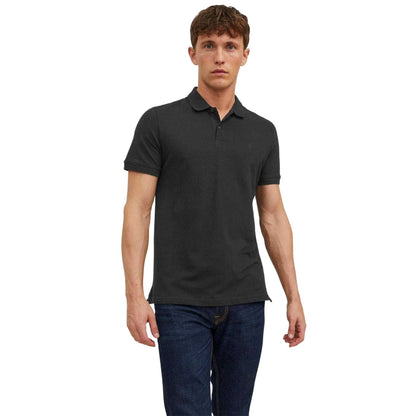 Black - Front - Jack And Jones Mens Basic Polo Shirt