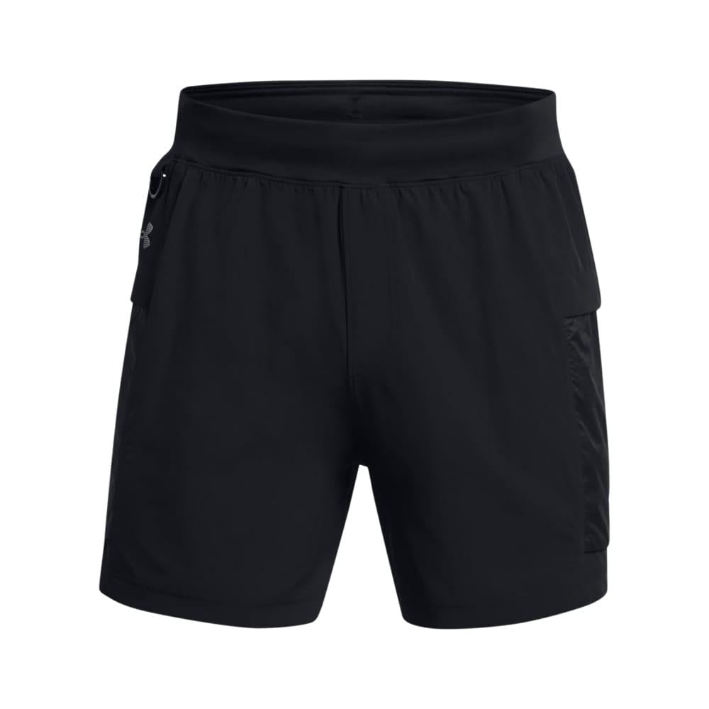 Black - Front - Under Armour Mens Trail Run Shorts
