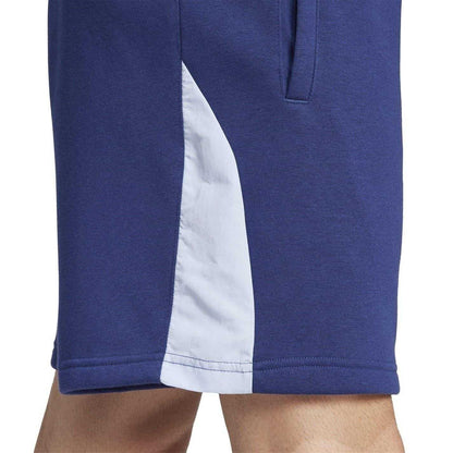 Dark Blue - Side - Adidas Mens Colour Block Casual Shorts