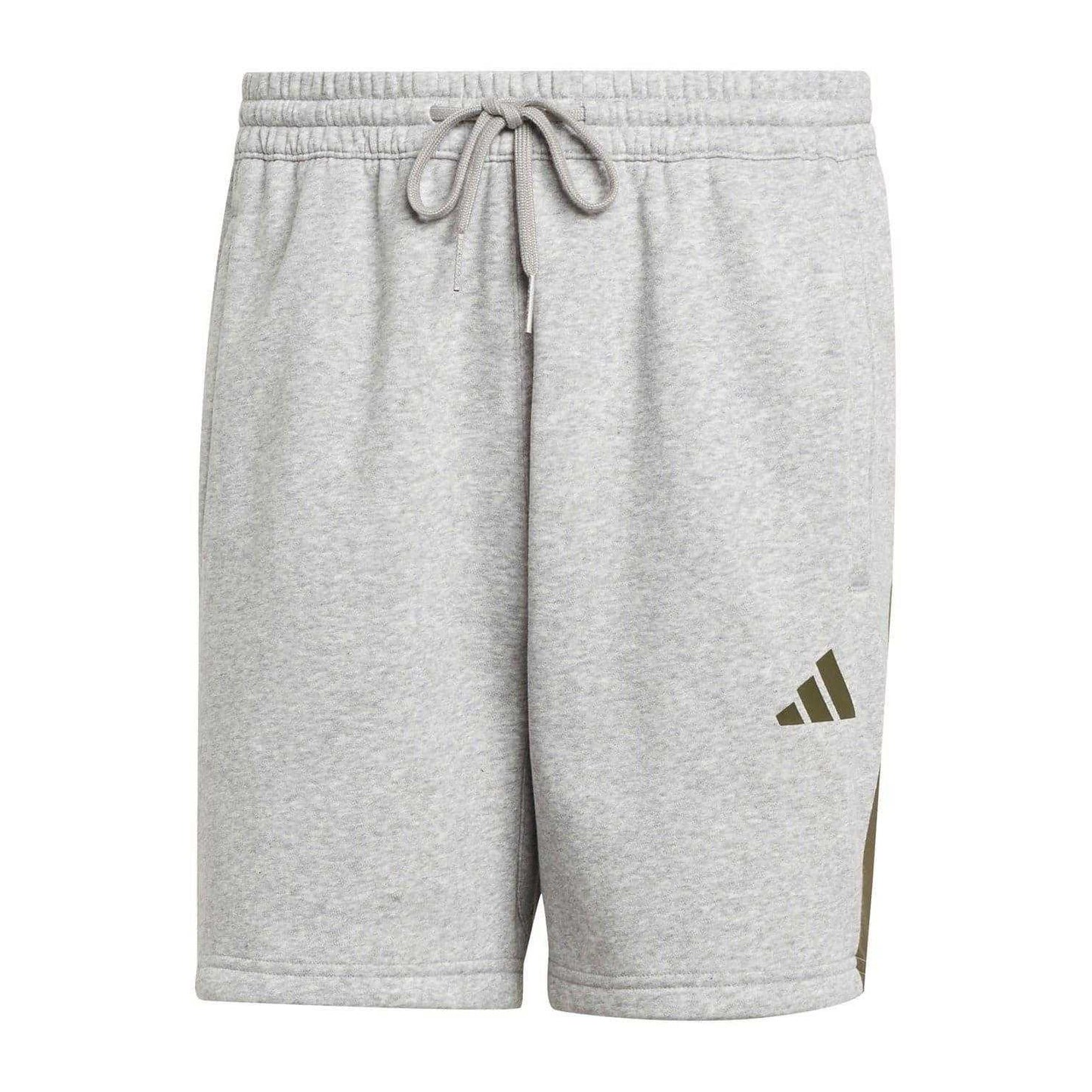 Grey Heather - Lifestyle - Adidas Mens Colour Block Casual Shorts