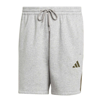 Grey Heather - Lifestyle - Adidas Mens Colour Block Casual Shorts